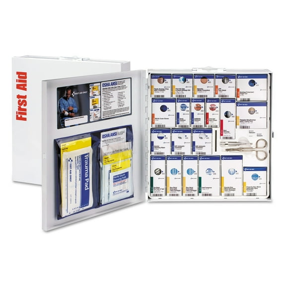 First Aid Only ANSI 2015 SmartCompliance Food Service Kit, w/o Medication, 50 People, 260 Piece