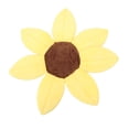 thumbnail image 2 of Soporte para la cabeza del baño del bebé con forma de girasol, esponja de felpa corta, suave y agradable para la piel, almohadilla de baño con forma de flor para la ducha, 2 of 15