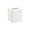 White, variant on Panel Tissue Container Lid, Polyurethane Leather Tissue Support For Coffee Desk, Decorative Faux Leather Panel Organizer For Bathroom Office Desk, 5.51X5.51X5.51 In