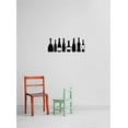 thumbnail image 1 of Family Cute Beverage Wall Decal Decoration Beautiful Silhouette of Wine Bottles Lasts Years and Easily Removable - Size: 10 In(W) x 20 In(H), 1 of 3