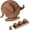 Elephant, variant on Wooden Walking Animal Figurines Mechanical Balance Set of 3 Home Decor Gift