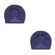 thumbnail image 2 of Qarigey Hijab interior con nudo de turbante, Cruz étnica, estilo Simple, gorros universales lisos, gorro femenino, adornos para fiesta, azul marino Armada 2piezas Qarigey CBP379467, 2 of 5