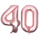 thumbnail image 5 of Juego de 24 globos decorativos de 40 años con látex natural, película de aluminio y lentejuelas para fiesta de cumpleaños., 5 of 6