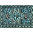 thumbnail image 1 of Ahgly Company Indoor Rectangle Persian Light Blue Traditional Area Rugs, 6' x 9', 1 of 4