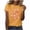 Yellow1, variant on Plebaso Women's T-Shirts Crew Neck Heart Printed Tees Casual Short Sleeve Graphic Tee Tops for Women