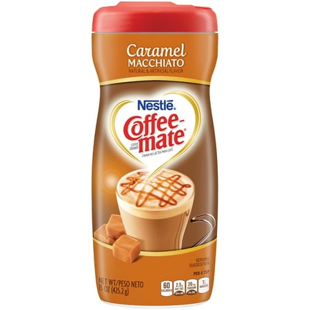 - (3 pack) COFFEE MATE Caramel Macchiato Powder Coffee Creamer 15 oz. Canister