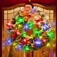 thumbnail image 2 of 50-Count Christmas Lights, 2 Pack Battery Powered Mini String Lights 16FT 8 Lighting Modes Indoor Xmas Wreath Lights for Christmas Tree Decoration Outdoor Garden Party Wedding Decor(Multicolor), 2 of 8