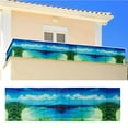 thumbnail image 1 of Balcony Privacy Screen Balcony Shield for Porch Deck Long Service Outdoor Backyard Patio Balconys Type 2, 1 of 6