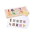 thumbnail image 3 of Juguete didáctico preescolar de madera para aprendizaje de las matemáticas, ideal para niños y niñas de preescolar. a contar y a contar., 3 of 9