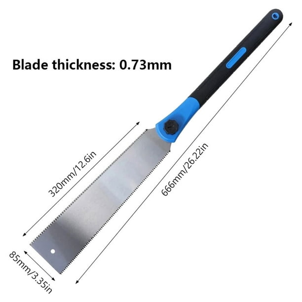Japanese Style Hand Saw Stainless Steel Pull Saw 12.6 Inch Double
