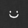 thumbnail image 2 of Dalix Lil Smile Face Embroidered Lightweight Relaxed Jersey Tee Summer Cute Short Sleeve T Shirt Womens in Dark Gray XL X-Large, 2 of 5