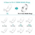 thumbnail image 2 of Ajustador de talla de anillo Feramox invisible de TPU para anillos anchos, 2 of 6