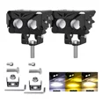 thumbnail image 1 of 1 Par Faro Auxiliar De Lupa Doble Color 120w Para Auto Moto, 1 of 8