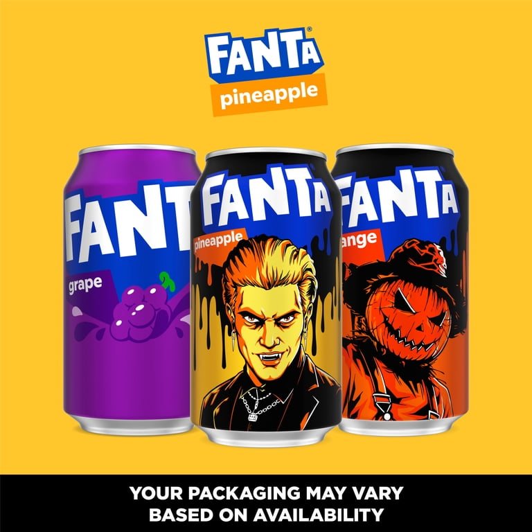 Fanta Pineapple Soda, 12 fl oz Cans, 12 Pack photo 5