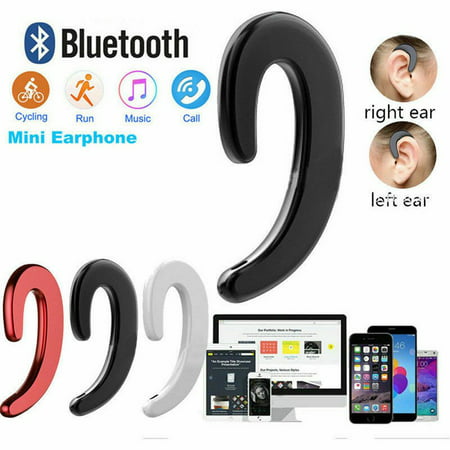 Kingslim BT 4.1 Wireless Ear-hook Bone Conduction Earphone with mic, Noise Isolating, HD Bass Headset Headphone for Bluetooth Phones, Bluetooth Notebooks, Tablet PCs, MID (Best Bluetooth Bone Conduction Headphones)