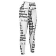 thumbnail image 6 of The L is for leg: Alphabet a-z Words - Alphabet Words Leggings joggers for Women's fitness Womens Leggings, 6 of 6