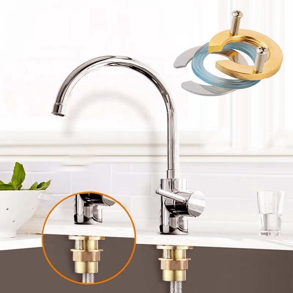 Kitchen Faucet Lock Nut Tool Set 31mm C Type Anti Loosening Fixing Washer Kit for Sink and Wash Basin Faucets