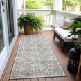 thumbnail image 6 of Addison Rugs Chantille Indoor/Outdoor Transitional Floral Gray Washable Runner Rug, 2'3" x 7'6", 6 of 6