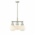 thumbnail image 4 of Innovations Lighting - Newton Sphere - 3 Light Stem Hung Pendant In Industrial, 4 of 5