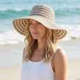 thumbnail image 6 of Women Floppy Sun Bucket Hats w/ Wide Brim Summer Beach UV Protection Foldable Gardening Hiking Cap by Solaris, 6 of 7