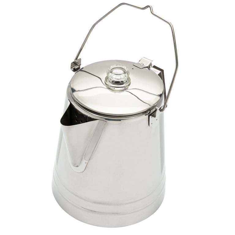 Camping Coffee Pot - Coffee Percolator - Percolator Coffee Pot for Campfire