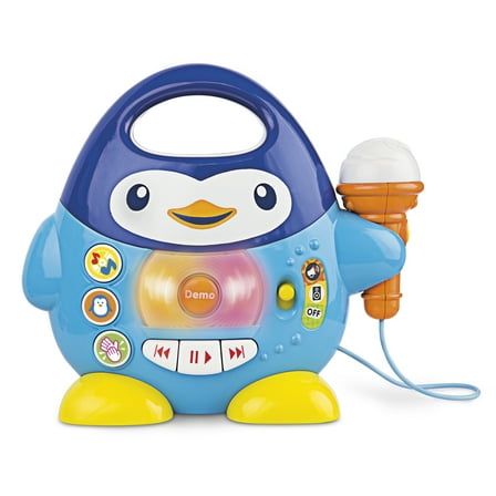 Winfun Penguin Music Player with Microphone for Toddlers Ages 18 Months and up
