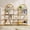 White, variant on Tangkula 4 Tier Arched Bookshelf, 61.5” Tall Storage Bookcase with Open Display Shelves & Metal Frame, Industrial Modern Freestanding Storage Rack for Bedroom, Living Room, Office (1, White)