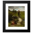 thumbnail image 2 of WILLIAM HOLYOAKE 12x14 Black Modern Framed Museum Art Print Titled - Gathering Wildflowers, 2 of 5