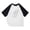 White, variant on Boy's and Girl's 3/4 Sleeve Baseball Shirts Loose Fit Raglan Tshirt Summer Casual Round Neck Shirt Kids Colorblock Graphic Tee