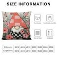 thumbnail image 5 of Nawypu Valentine's Day Pillow Covers Pink Love Heart Gnomes Flowers Bike Buffalo Plaid Throw Cushion Cover for Valentine Decoration Sofa Bedroom Party, 5 of 5
