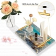thumbnail image 4 of Ryvnso Sea Shell in Sea Bathroom Tray Vanity Countertop Trays Acrylic Organizer, 4 of 7