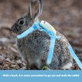 thumbnail image 4 of 1 Ensemble Harnais Décoratif pour Petit Animal Harnais Lapin d'Été Harnais Laisse Lapin, 4 of 8