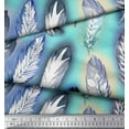 thumbnail image 3 of Soimoi Cotton Duck Fabric Leaves & Feather Printed Craft Fabric by the Yard 42 Inch Wide, 3 of 3
