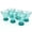 Cyan, variant on Yalilong 9 oz Stemless Martini Glasses Set of 6, Heavy Base Stable Cocktail/Drink/Juice/Margarita Glasses, Reusable Acrylic Drink Cups, BPA-Free, Shatter Proof, Dishwasher Safe (Multicolor)