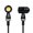 Forme de Balle Noire Conoïde, variante sur Clignotants Mini Vintage à LED pour Moto