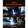 thumbnail image 2 of VEVOR TIG Welder 2-In-1 Welding Machine Lift MMA Stick Arc IGBT Hot Start LED, 2 of 9