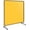 yellow, variant on Yesurprise 6x6 FT Vinyl Welding Screen with Frame Flame-Resistant PVC Curtain Lockable Swivel Wheels Transparent Welding Panel