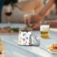 thumbnail image 5 of Yayeee Ashtray with Lid for Cigarette Smokeless Stainless Steel Home Ash Holder, Colorful Geometric, 5 of 7