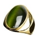 thumbnail image 1 of Anillo de acero inoxidable con piedra artificial ojo de gato Anillo de acero titanio, 1 of 3