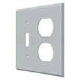thumbnail image 3 of Deltana SWP4762U26D Modern Architectural 2 Gang Wall Switch Plate - Chrome, 3 of 3