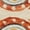 Beige/Rust, variant on SAFAVIEH Aspen Tris Geometric Wool Area Rug, Beige/Rust, 7' x 7' Round