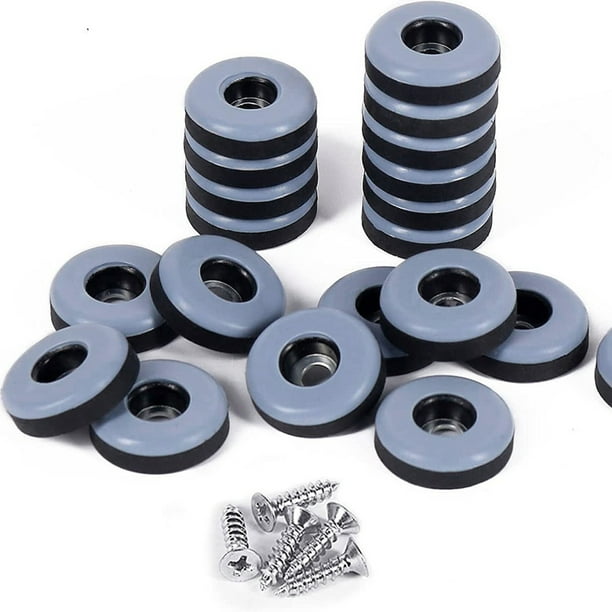 32 piezas de clavos deslizantes para sillas, almohadillas deslizantes para muebles, almohadillas redondas de 22 mm, almohadillas deslizantes para sillas, almohadillas de fieltro para