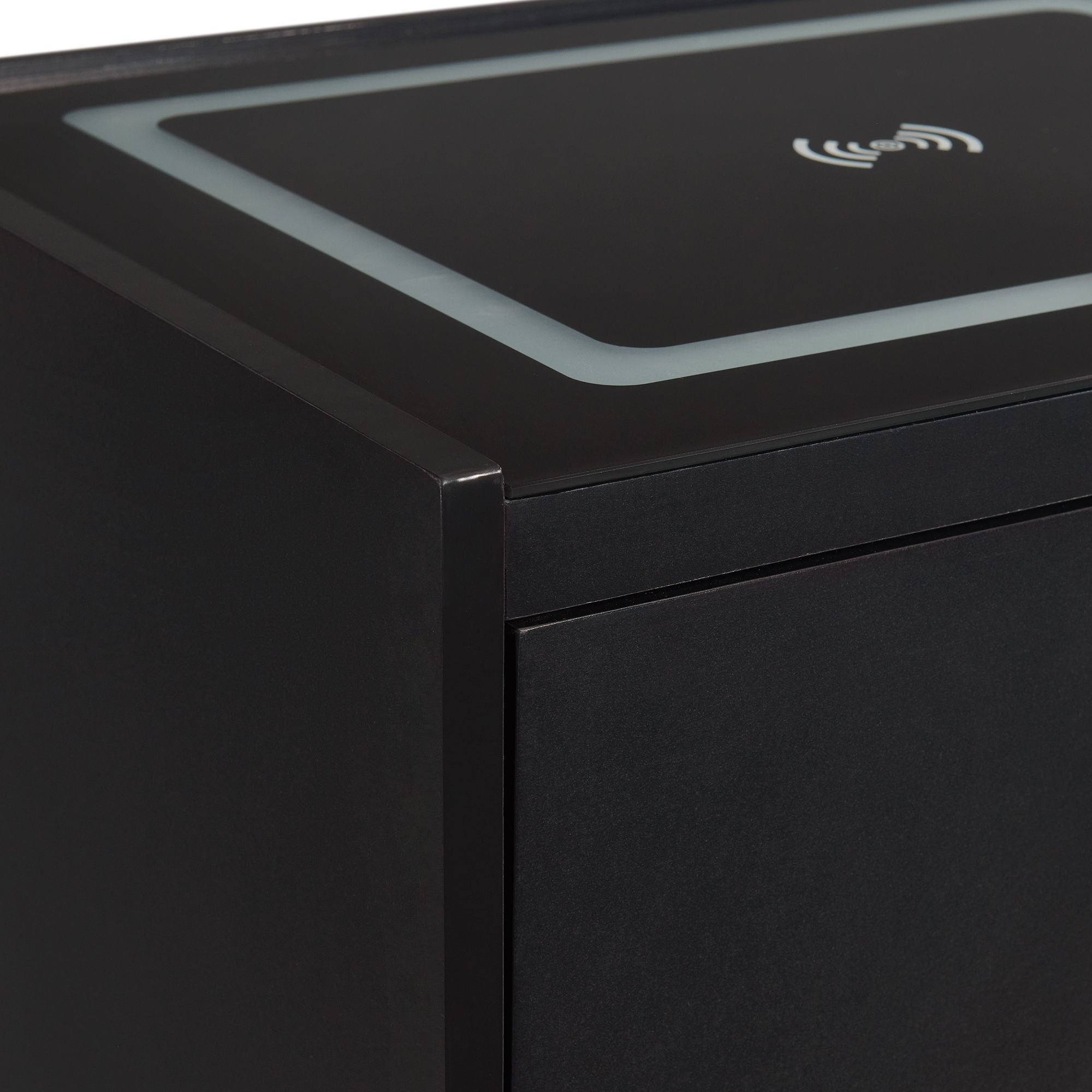 Picket House Furnishings Azura Nightstand with Electronic Features in Black