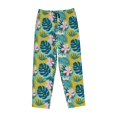 thumbnail image 4 of Daiia Tropical Floral Women's Sleep Pant with Pockets and Drawstring,Pajama Pants-Medium, 4 of 9