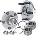 thumbnail image 2 of JADODE Wheel Bearing 518515 Front Wheel Hub Bearing Assembly Replacement for Ford Escape 2001-2012, Mazda Tribute 2001-2011, Mercury Mariner 2005-2011 Hub Bearing 5 Lugs 2pc, 2 of 6