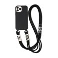 thumbnail image 1 of Luxury Solid Color Crossbody Lanyard Strap Phone Case For Iphone 15 Series, iPhone 13 Pro Max, 1 of 6