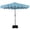 Turquoise, variant on Costway 10 FT Patio Umbrella with Weighted Base, Sandbags, Push Button Tilt & Crank Gray