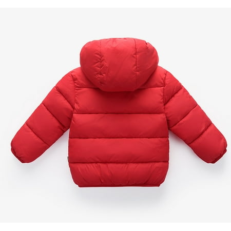 

TOWED22 Baby Jacket Toddler Boys Cartoon Dinosaur Jacket Sweatshirt Zipper Up Hoodies Spring Autumn Coat for Kids Red