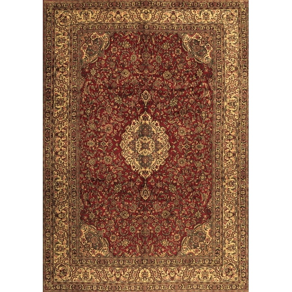 Ahgly Company Indoor Rectangle Persian Brown Traditional Area Rugs, 2' x 3'