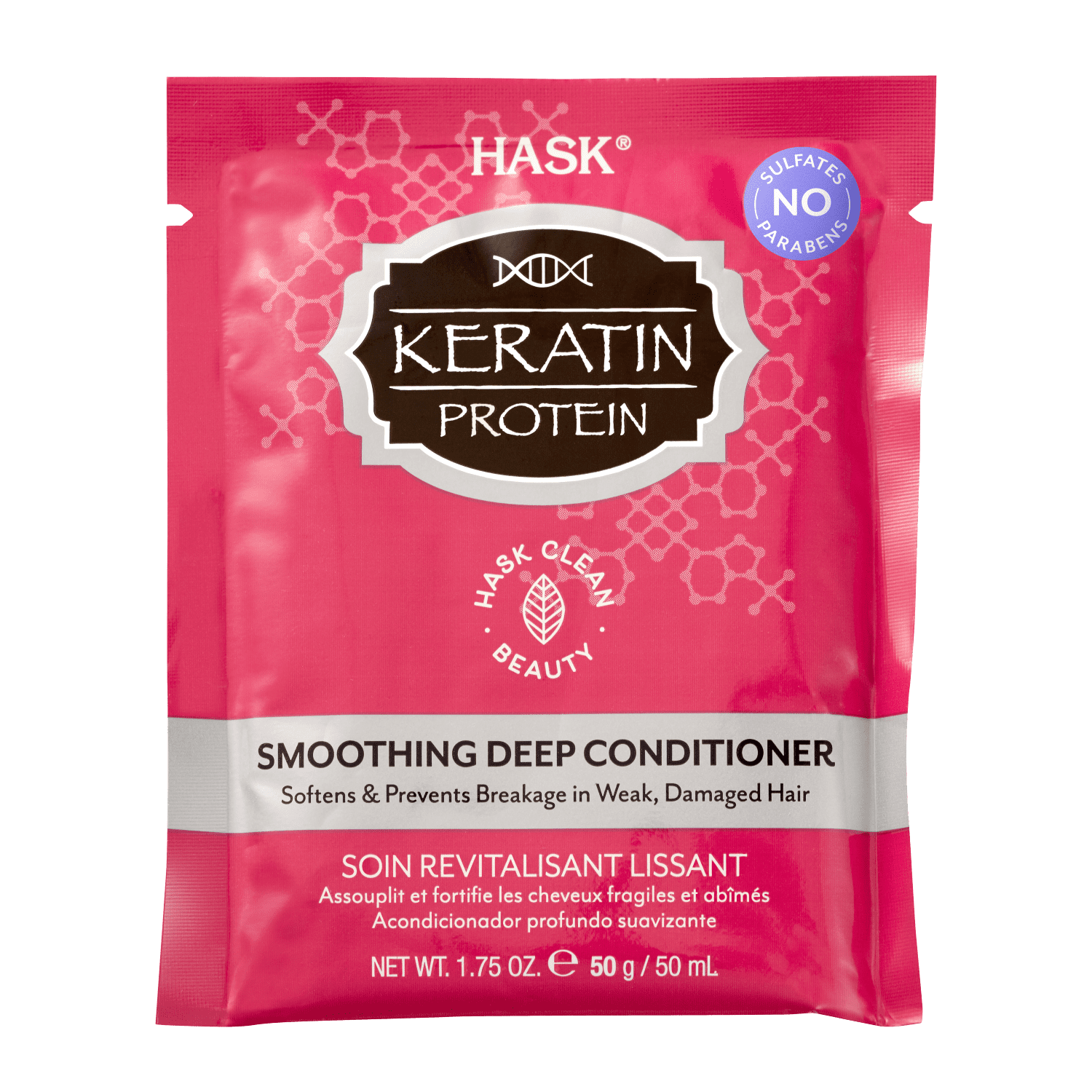 Hask Keratin Protein Repairing nourishing Smoothing Deep Conditioner, 1